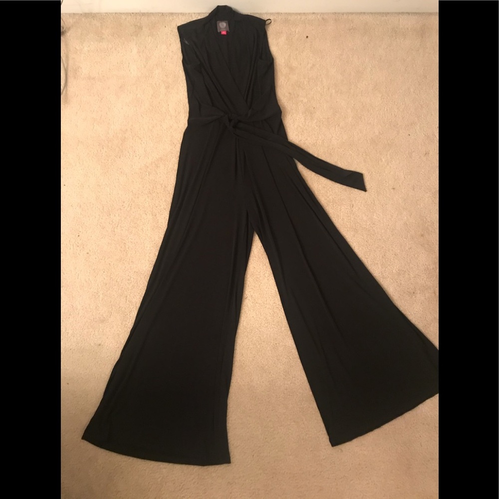 Vince Camuto Wide Leg Jersey Jumpsuit: Size: XS